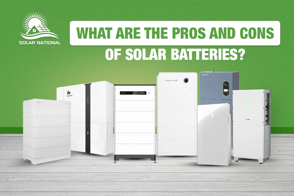 What are the pros and cons of solar batteries