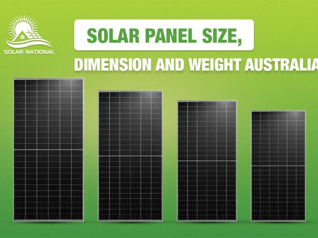 Solar Panel Size, Dimension and Weight Australia