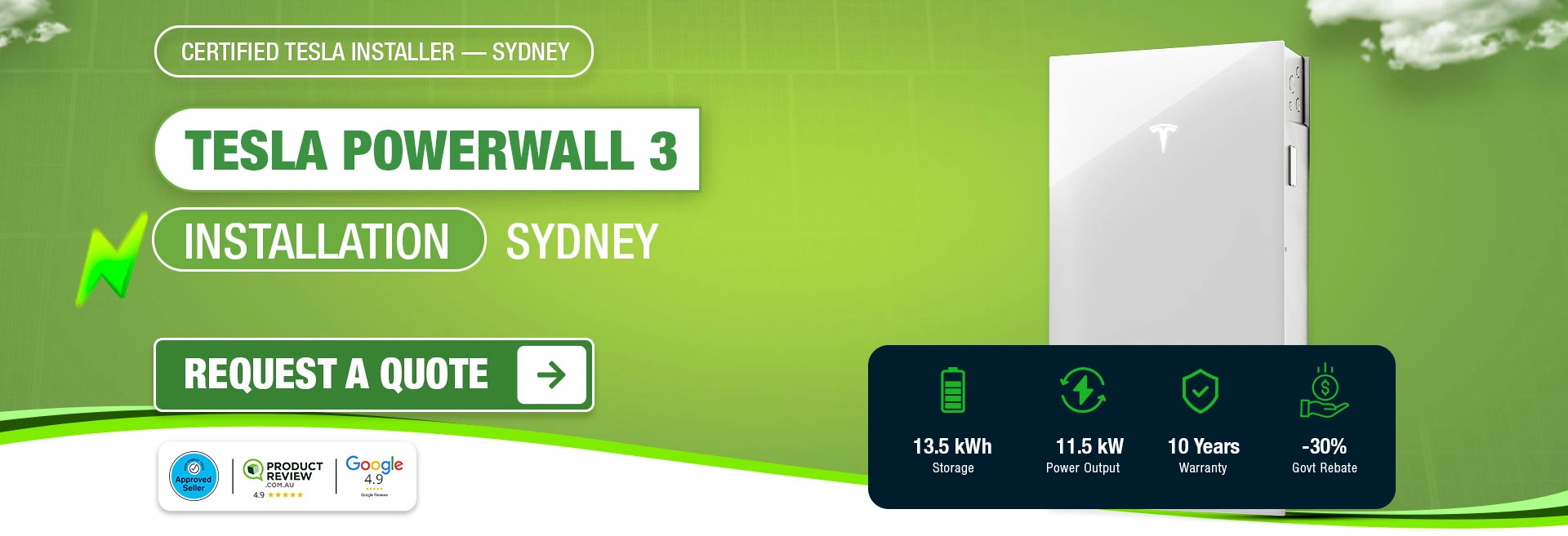 Tesla-Powerwall-3-Installation-Sydney---Banner