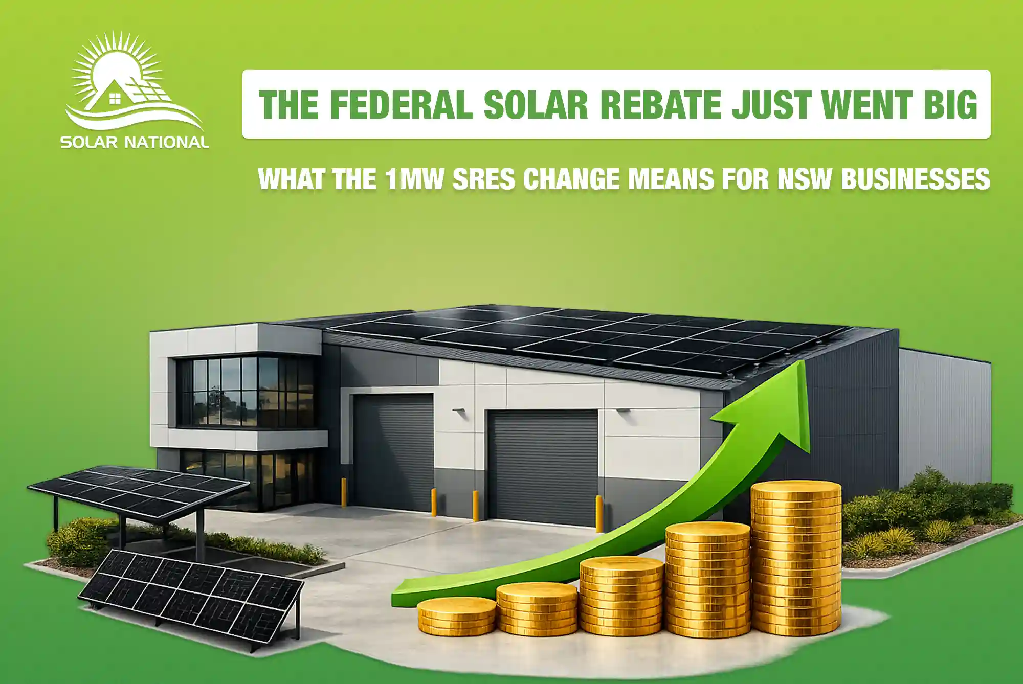 The Federal Solar Rebate Just Went Big: What the 1MW SRES Change Means for NSW Businesses