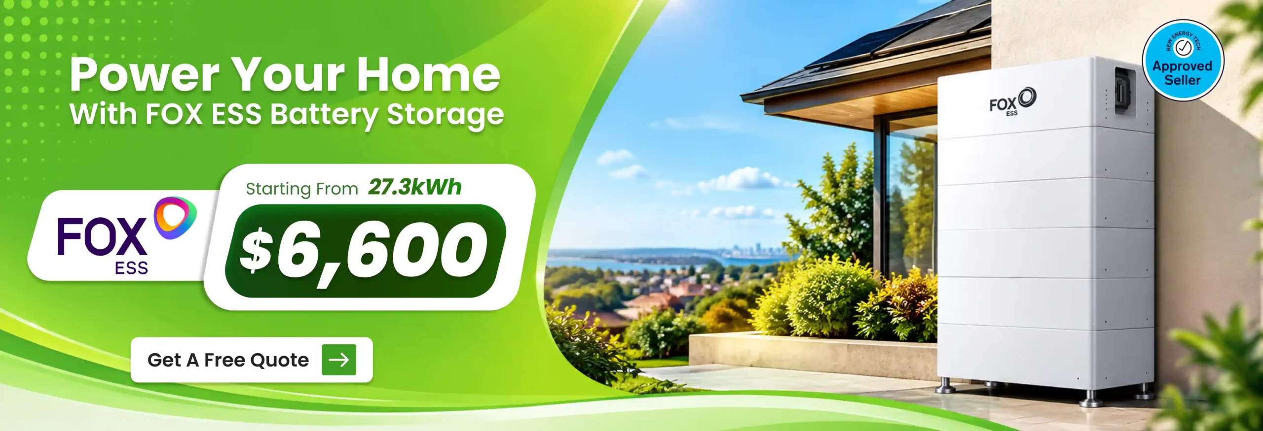 Fox starting from 27.3kwh $6600