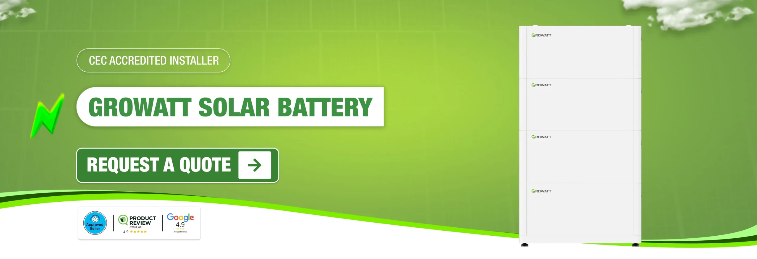 Growatt Solar Battery - banner