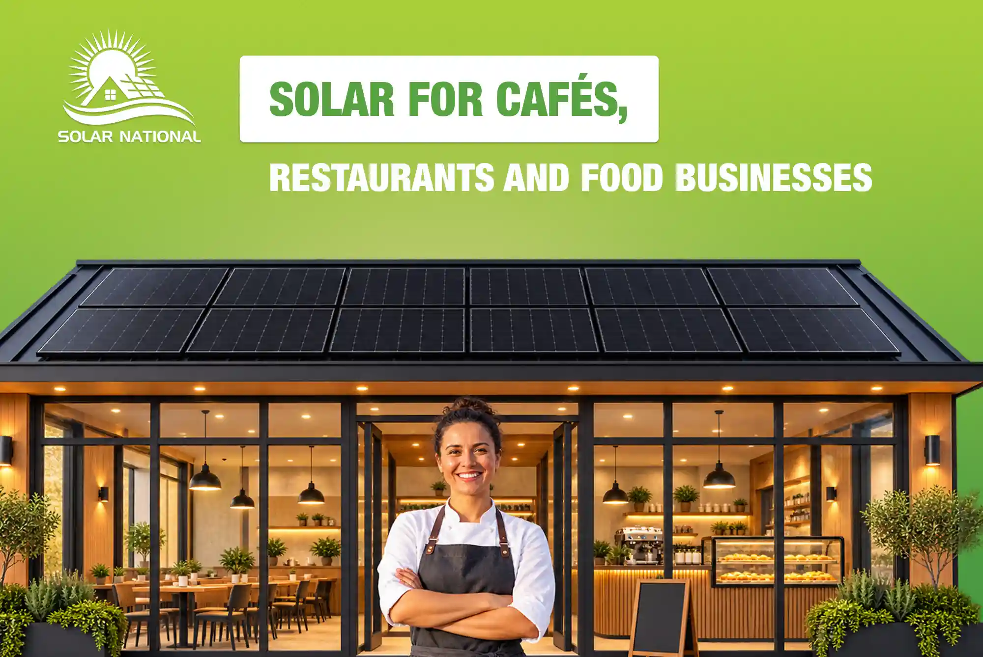 Solar for Cafes, Restaurants and Food Businesses