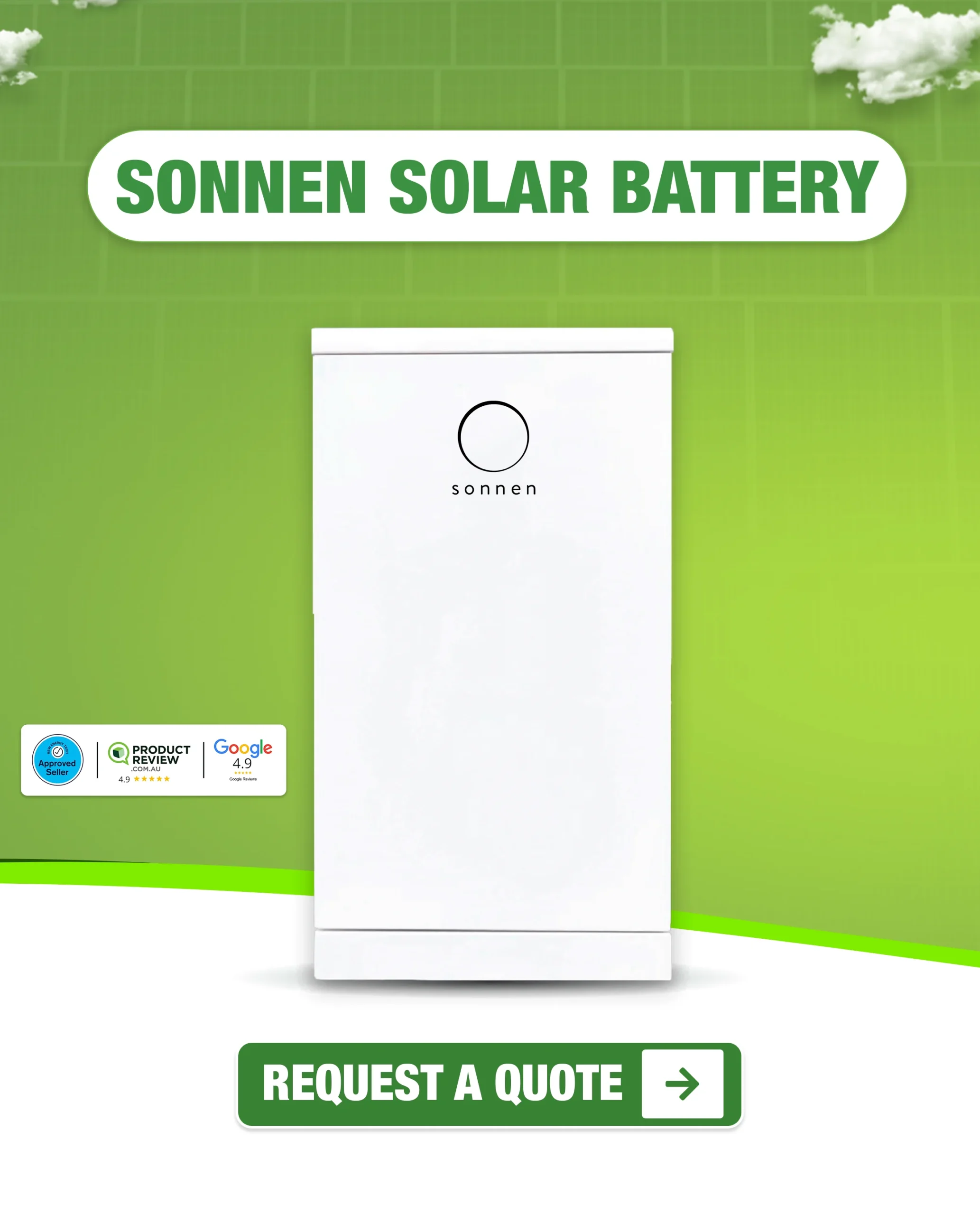 Sonnen Solar battery Mobile Banner